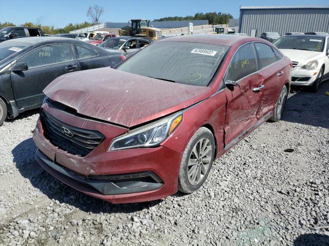 Photo 2 from auction – 2016 HYUNDAI SONATA SPO with VIN 5NPE34AF5GH378688