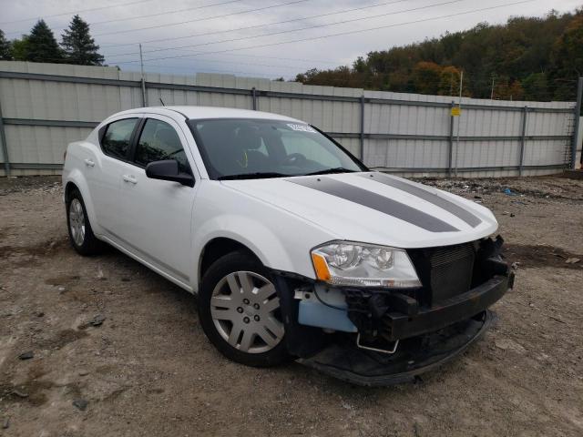 DODGE AVENGER SE 2013 with VIN 1C3CDZAB2DN677361 - Photo from auction