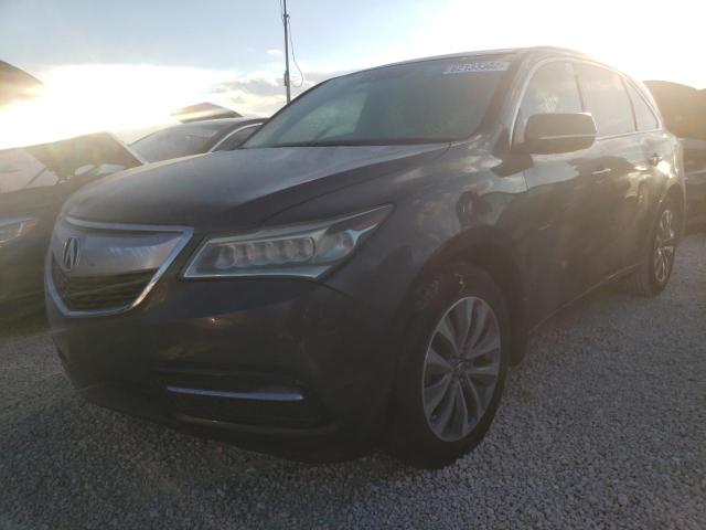 Photo 2 from auction – 2014 ACURA MDX TECHNO with VIN 5FRYD3H43EB001991