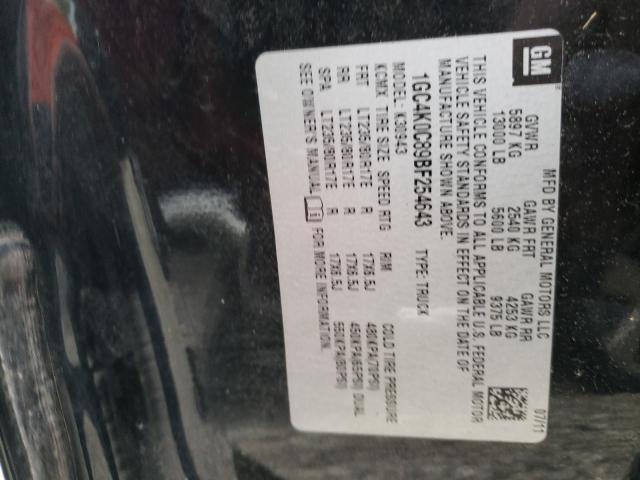 Photo 10 from auction – 2011 CHEVROLET SILVERADO with VIN 1GC4K0C89BF254643