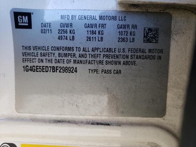Photo 10 from auction – 2011 BUICK LACROSSE C with VIN 1G4GE5ED7BF298924