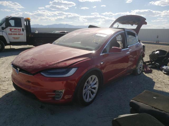 Photo 2 from auction – 2018 TESLA MODEL X with VIN 5YJXCAE2XJF107890
