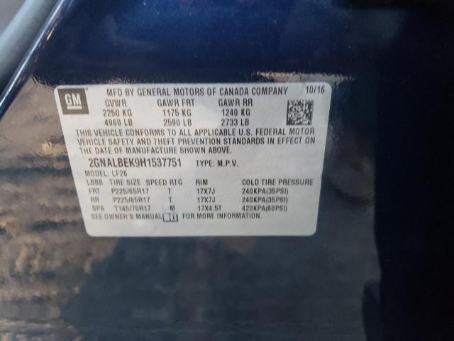 Photo 10 from auction – 2017 CHEVROLET EQUINOX LS with VIN 2GNALBEK9H1537751