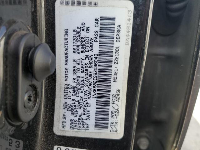 Photo 10 from auction – 2008 TOYOTA COROLLA CE with VIN 1NXBR32E98Z036049