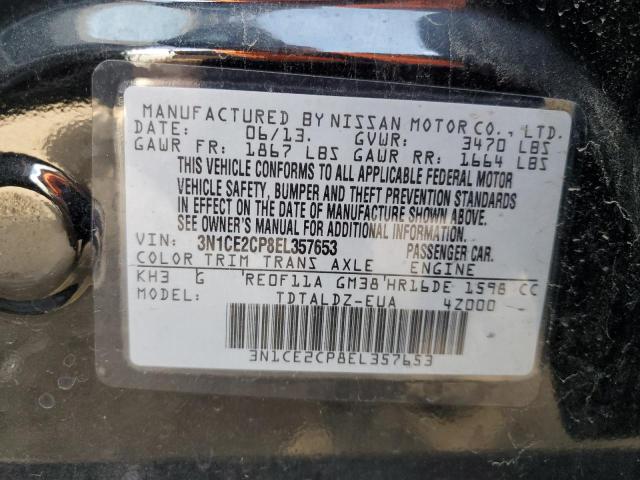 Photo 10 from auction – 2014 NISSAN VERSA NOTE with VIN 3N1CE2CP8EL357653