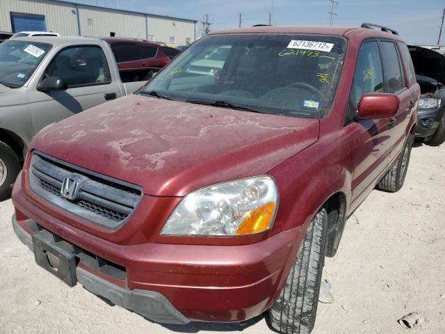 Photo 2 from auction – 2003 HONDA PILOT EXL with VIN 2HKYF18533H621473