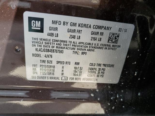 Photo 10 from auction – 2014 BUICK ENCORE with VIN KL4CJGSB4EB707593