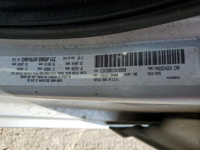 Photo 10 from auction – 2012 CHRYSLER 200 TOURIN with VIN 1C3CCBBB1CN135899