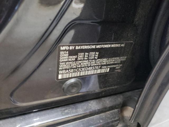 Photo 10 from auction – 2014 BMW 535 I with VIN WBA5B1C53ED483767