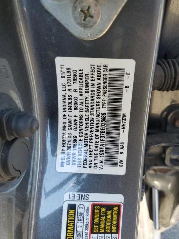 Photo 10 from auction – 2011 HONDA CIVIC VP with VIN 19XFA1F37BE035689