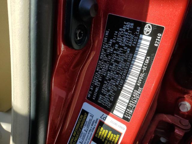 Photo 10 from auction – 2014 TOYOTA CAMRY L with VIN 4T4BF1FK0ER381906
