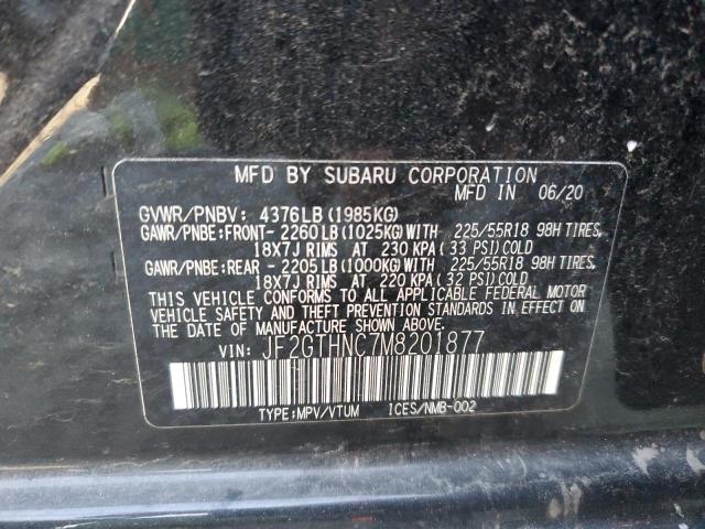 Photo 10 from auction – 2021 SUBARU CROSSTREK with VIN JF2GTHNC7M8201877