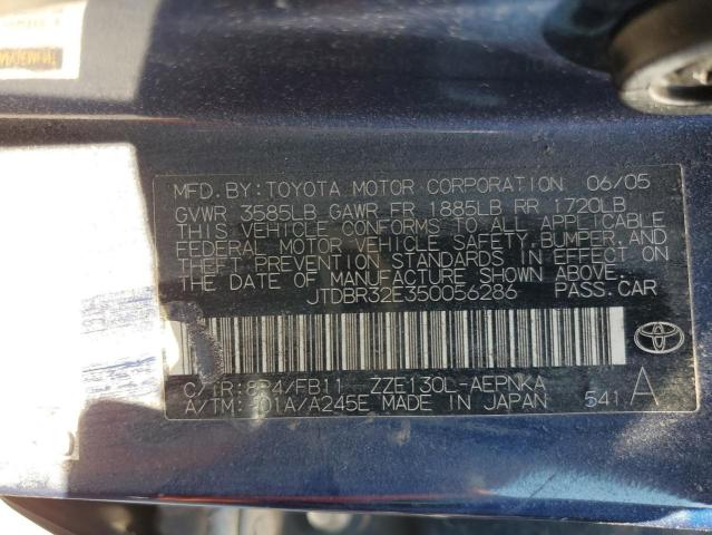 صورة رقم 10 من المزاد - 2005 TOYOTA COROLLA CE مع VIN JTDBR32E350056286