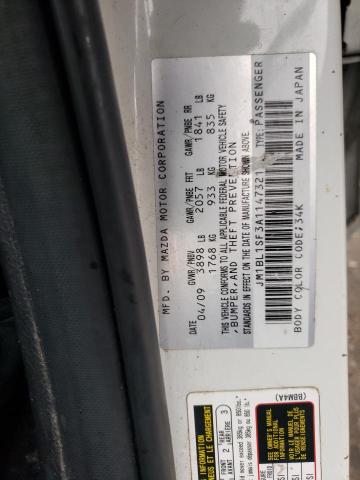 Photo 10 from auction – 2010 MAZDA 3 I with VIN JM1BL1SF3A1147321