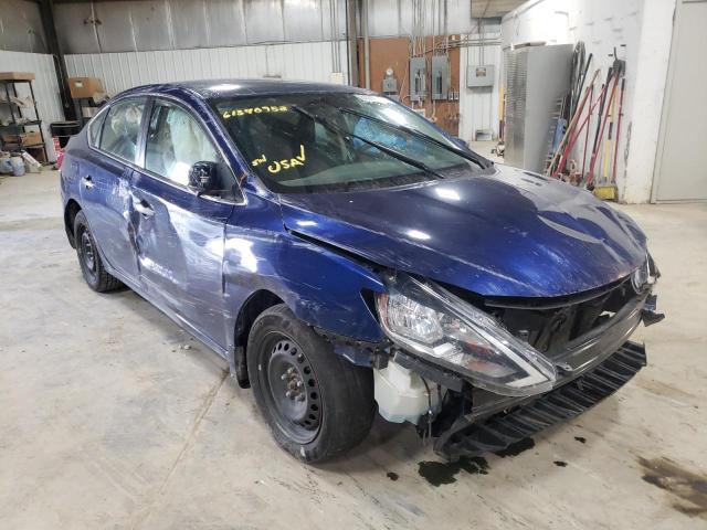 NISSAN SENTRA S 2017 with VIN 3N1AB7AP0HY336478 - Photo from auction