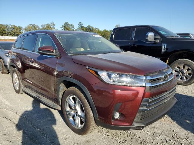 TOYOTA HIGHLANDER 2018 with VIN 5TDYZRFH3JS237901 - Photo from auction