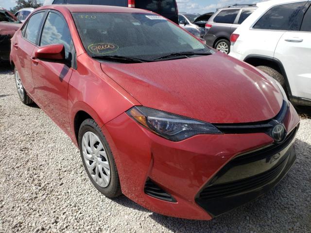 TOYOTA COROLLA L 2018 with VIN 5YFBURHE7JP753615 - Photo from auction