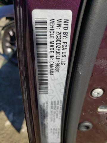 Photo 10 from auction – 2020 DODGE CHALLENGER with VIN 2C3CDZFJ0LH198301