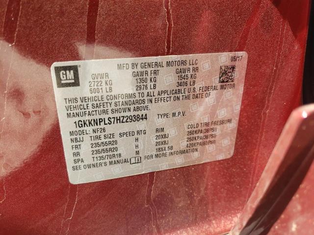 Photo 10 from auction – 2017 GMC ACADIA DEN with VIN 1GKKNPLS7HZ293844
