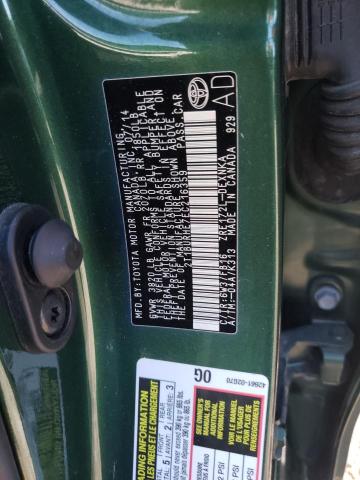 Photo 10 from auction – 2014 TOYOTA COROLLA L with VIN 2T1BURHE7EC216359