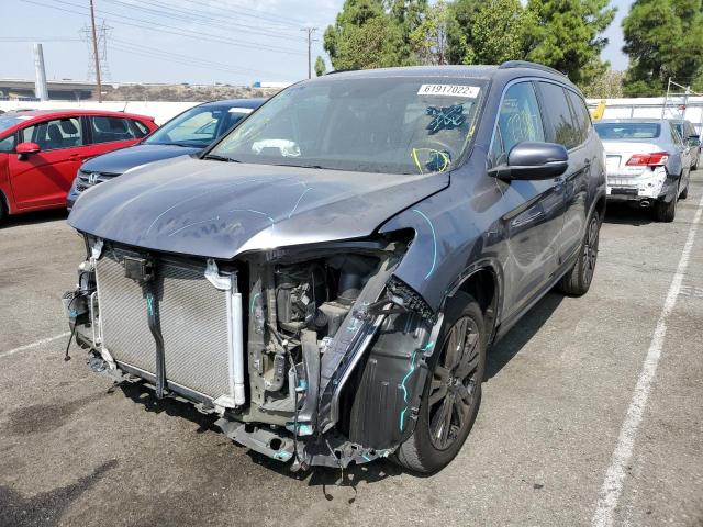 Photo 2 from auction – 2021 HONDA PILOT SE with VIN 5FNYF5H28MB017401