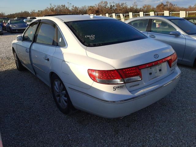 Photo 3 from auction – 2008 HYUNDAI AZERA SE with VIN KMHFC46F38A267316