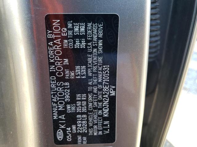 Photo 10 from auction – 2014 KIA SOUL with VIN KNDJN2A28E7101531