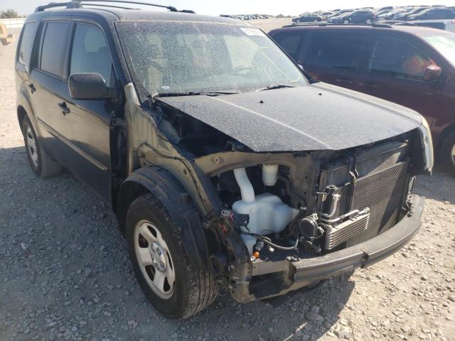 HONDA PILOT LX 2011 with VIN 5FNYF4H2XBB098991 - Photo from auction