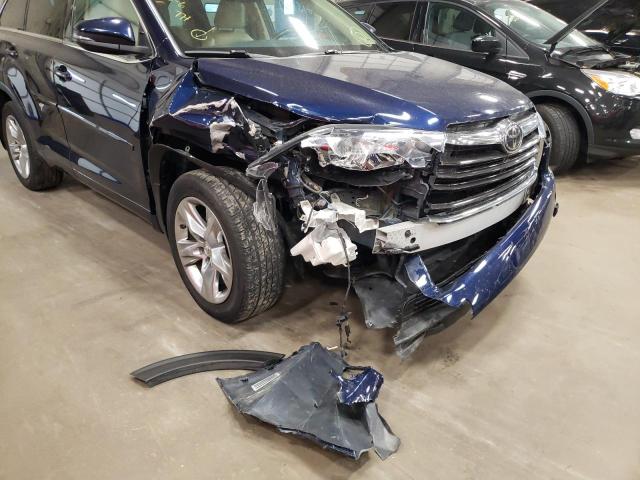 Photo 9 from auction – 2014 TOYOTA HIGHLANDER with VIN 5TDDKRFH6ES014938
