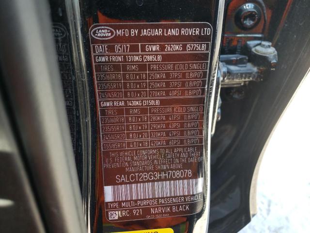 Photo 10 from auction – 2017 LAND ROVER DISCOVERY with VIN SALCT2BG3HH708078