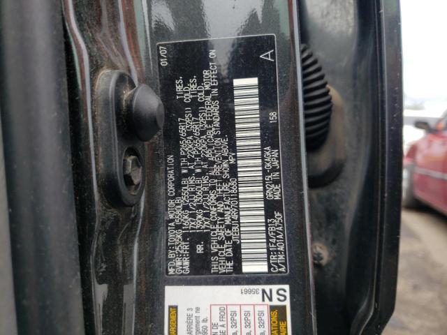 Photo 10 from auction – 2007 TOYOTA 4RUNNER with VIN JTEBU14R970118680