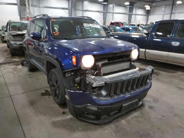 JEEP RENEGADE L 2017 with VIN ZACCJBBB6HPF52452 - Photo from auction