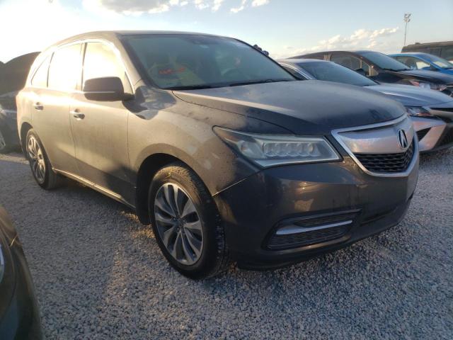 ACURA MDX TECHNO 2014 with VIN 5FRYD3H43EB001991 - Photo from auction