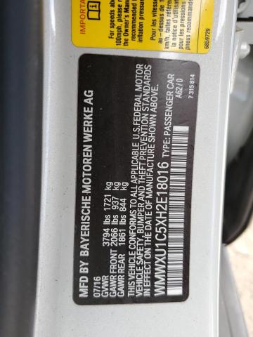 Photo 10 from auction – 2017 MINI COOPER with VIN WMWXU1C5XH2E18016