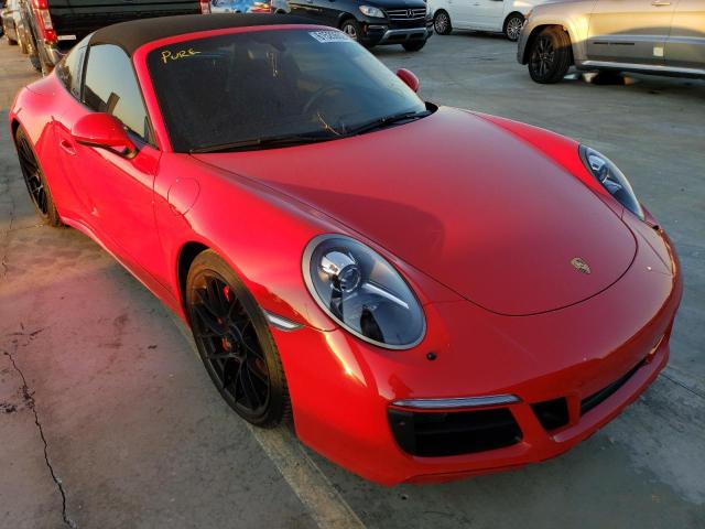 PORSCHE 911 TARGA 2017 with VIN WP0BB2A95HS136975 - Photo from auction