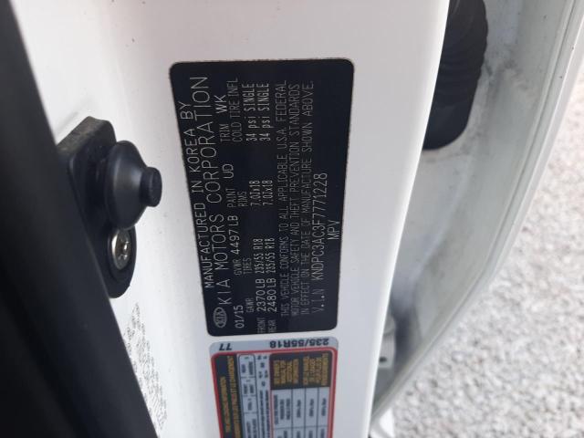 Photo 10 from auction – 2015 KIA SPORTAGE E with VIN KNDPC3AC3F7771228