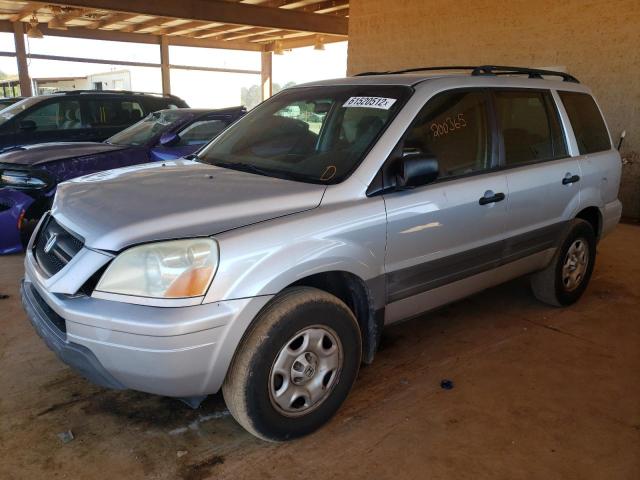 Photo 2 from auction – 2004 HONDA PILOT LX with VIN 2HKYF18104H609067