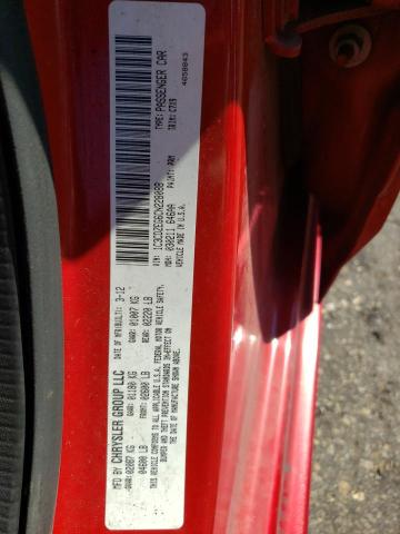 Photo 10 from auction – 2012 DODGE AVENGER SX with VIN 1C3CDZEG6CN228088