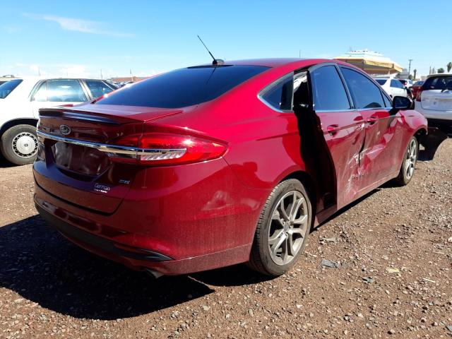 Photo 4 from auction – 2017 FORD FUSION SE with VIN 3FA6P0H79HR350168