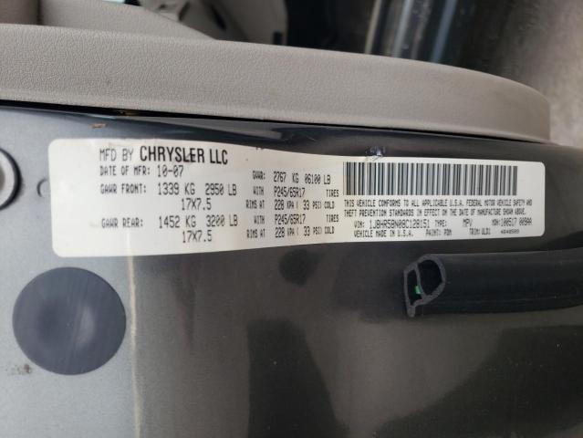 Photo 10 from auction – 2008 JEEP GRAND CHER with VIN 1J8HR58N08C128151