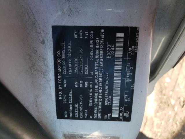 Photo 10 from auction – 2011 FORD TRANSIT CO with VIN NM0LS7BN2BT043777