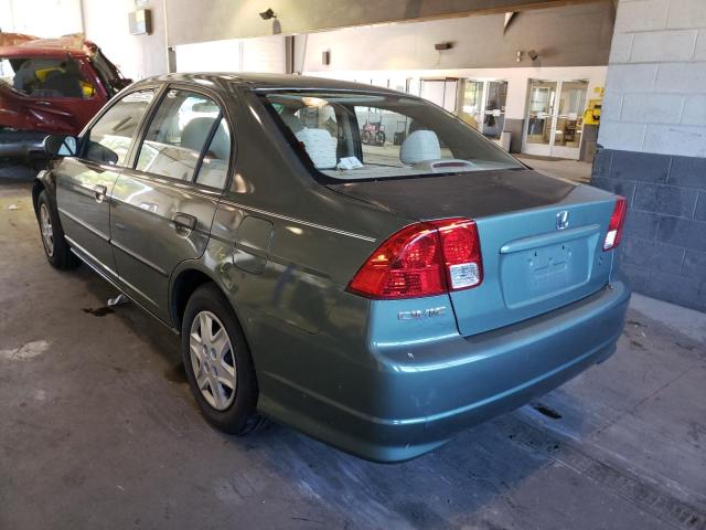 Photo 3 from auction – 2004 HONDA CIVIC with VIN 2HGES16354H606646
