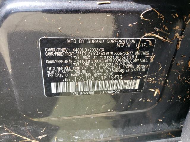 Photo 10 from auction – 2018 SUBARU FORESTER 2 with VIN JF2SJABC3JH516439