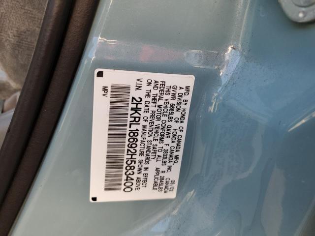 Photo 10 from auction – 2002 HONDA ODYSSEY EX with VIN 2HKRL18692H583400