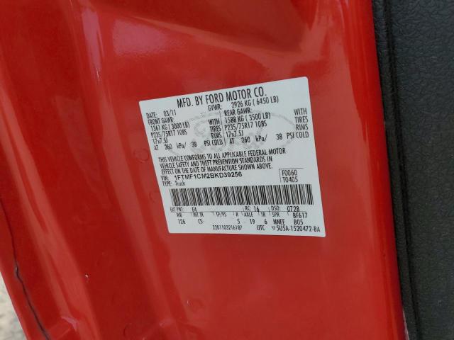 Photo 10 from auction – 2011 FORD F150 with VIN 1FTMF1CM2BKD39256
