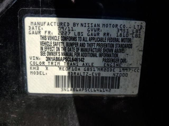 Photo 10 from auction – 2012 NISSAN SENTRA 2.0 with VIN 3N1AB6AP5CL646142