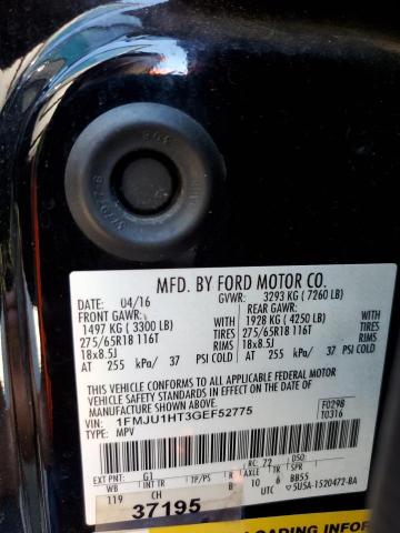 Photo 10 from auction – 2016 FORD EXPEDITION with VIN 1FMJU1HT3GEF52775