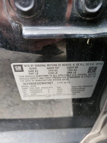 Photo 10 from auction – 2012 CADILLAC SRX with VIN 3GYFNGE32CS641827