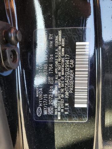 Photo 10 from auction – 2016 HYUNDAI VELOSTER with VIN KMHTC6AD2GU299417