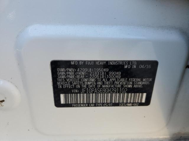 Photo 10 from auction – 2016 SUBARU IMPREZA SP with VIN JF1GPAS69GH291102